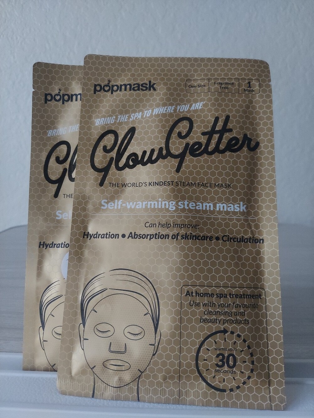 Popmask Glow Getter Self Warming Steam Face Masks (2 Masks)